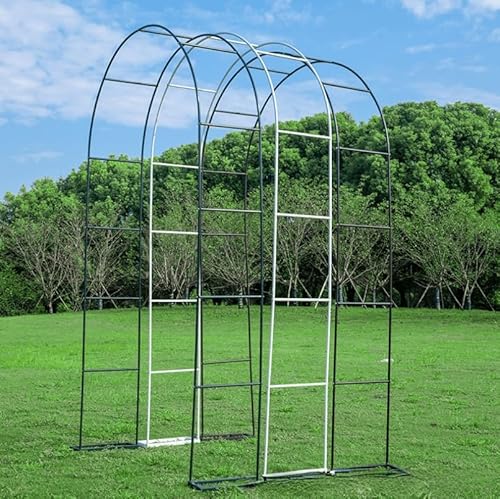 �K�[�f���A�[�` �o���A�[�` �t�����[�A�[�` �u���b�N�p�C�v�a 19mm �K�тȂ� �x�[�X�t�� �g�ݗ��Ă��񂽂� ���O�o���͔|�p W140×H240cm (�z���C�g)