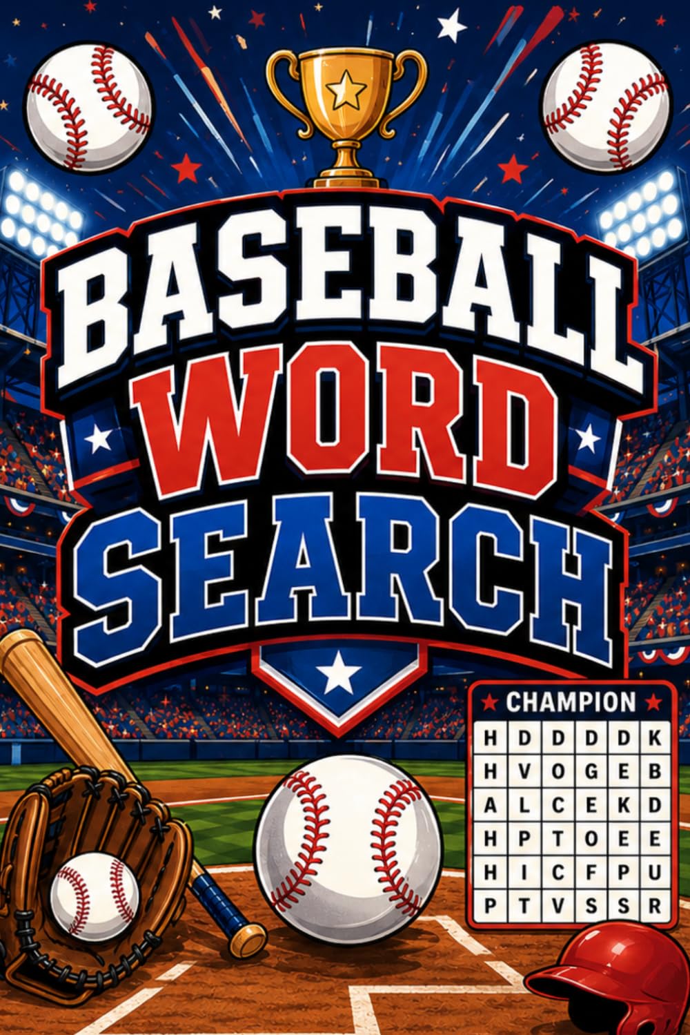 Baselball Word Search: Low-Fuss Vocabulary Puzzle Workbook for Teens