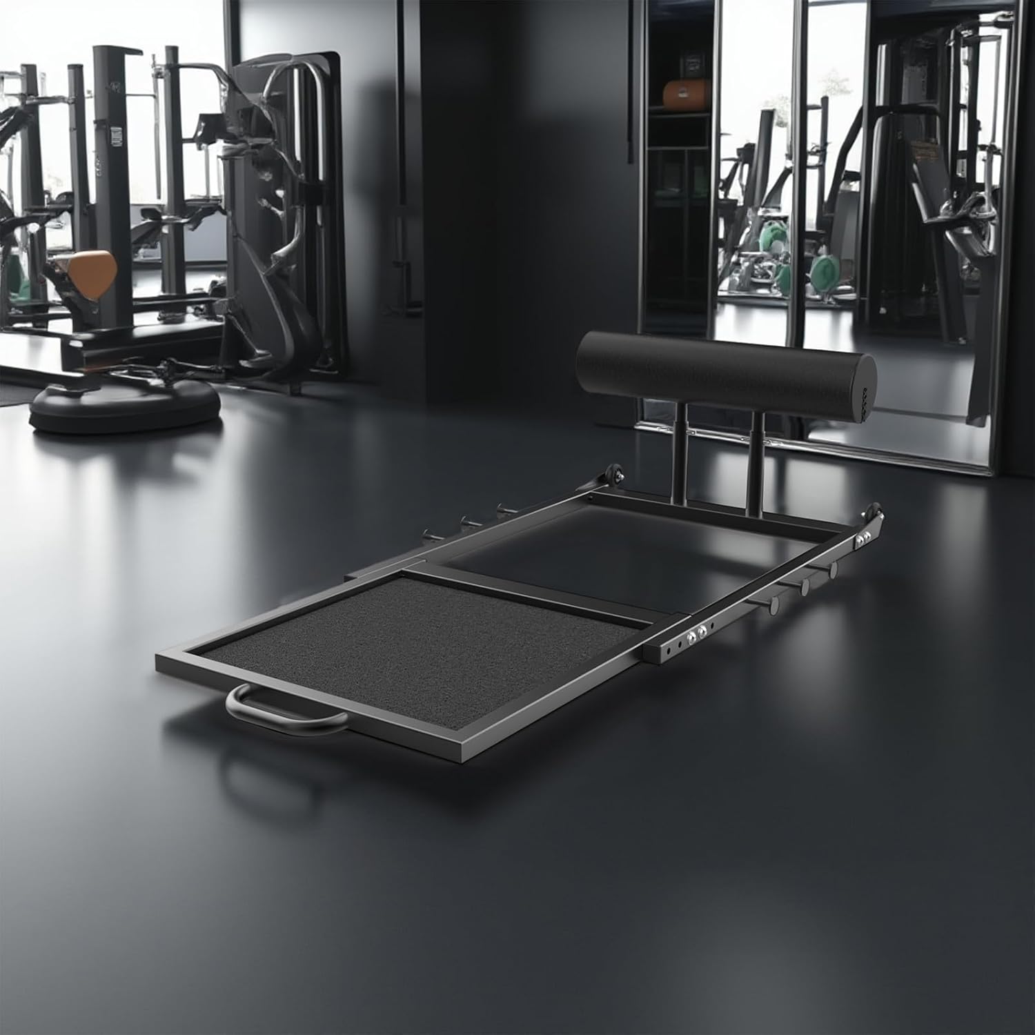 Hip Thrust Machine with Adjustable Resistance – Glute Workout Equipment for Home Gym, Deep Squat & Multipurpose Glute Trainer Bench for Booty & Core Strength Training