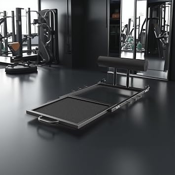 Hip Thrust Machine with Adjustable Resistance Glute Workout Equipment for Home Gym, Deep Squat & Multipurpose Glute Trainer Bench for Booty & Core Strength Training