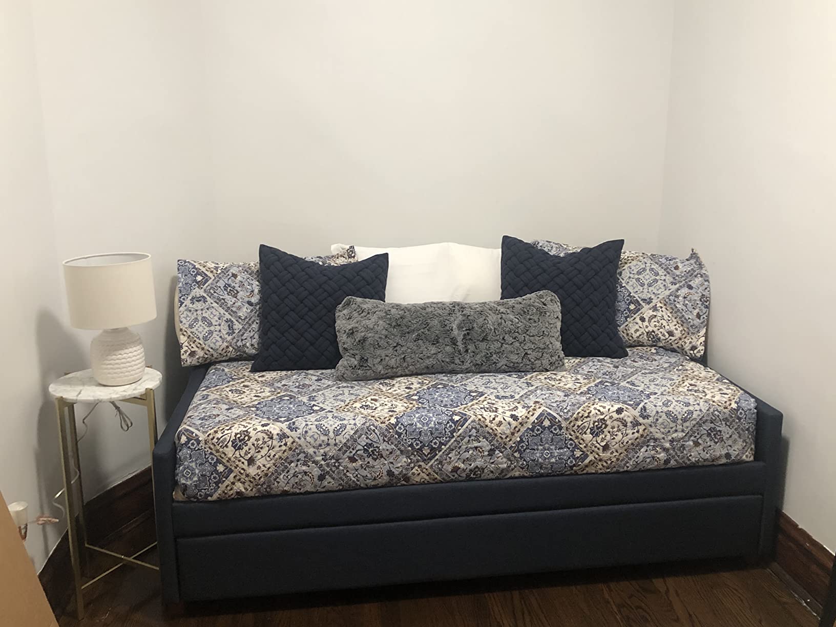 40/mo Finance Novogratz Her Majesty Upholstered Daybed with Trundle