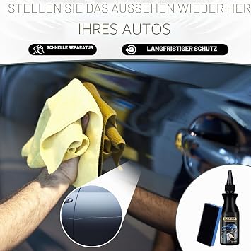 Schneller Kratzerentferner für Autos 120ml Kratzer Entferner Auto Autopolitur Kratzer Entfernen mit Schwamm Auto Spray Kratzer Entfernen für Auto Verschiedene Oberflächen