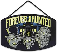 Vista 10 de Disney Hocus Pocus Bubble Bubble - Decoración colgante de pared de madera con texto en inglés "I'm In Trouble", divertido letrero de Hocus Pocus