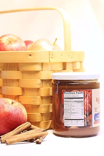 Miniatura 10 de Kauffman Orchards - Mantequilla de manzana casera, sin azúcar granulada añadida, 17 onzas (caja de 12)