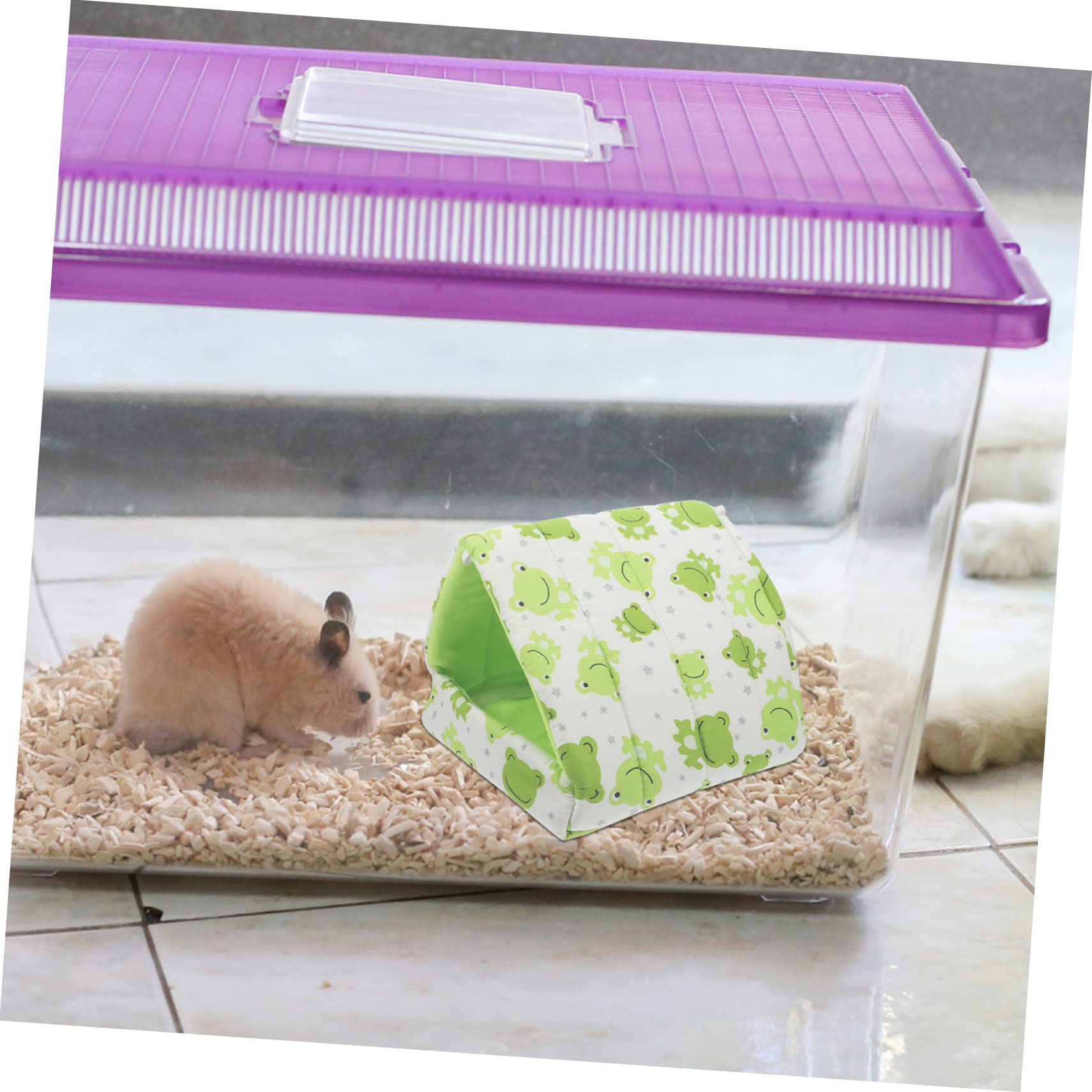BESPORTBLE 5stücke Kuschelnest Für Kleine Haustiere Winterbett Für Hamster Und Meerschweinchen Atmungsaktiv Und Warm Geeignet Für Jahreszeiten Für Nager Und Kleintier-Spielzeug