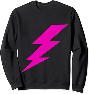Rayo de color rosa Sudadera