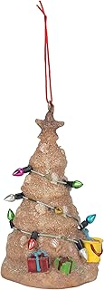 Midwest Sand Beach Christmas Tree Hanging Resin Christmas Ornament (2 inch)