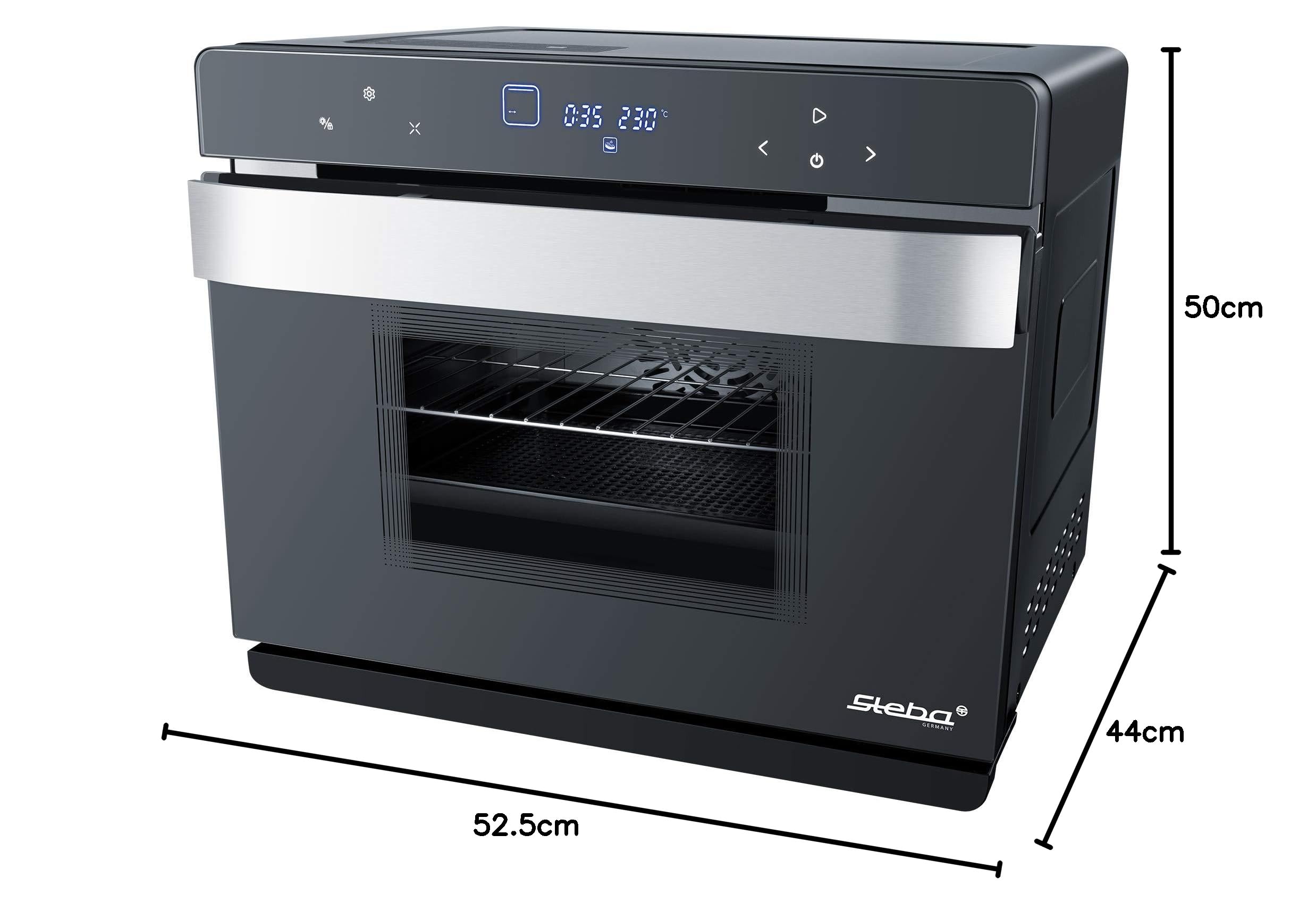 Steba DG 40 Multifunktions-Dampfbackofen, 37 Liter, 49 Automatikprogramme