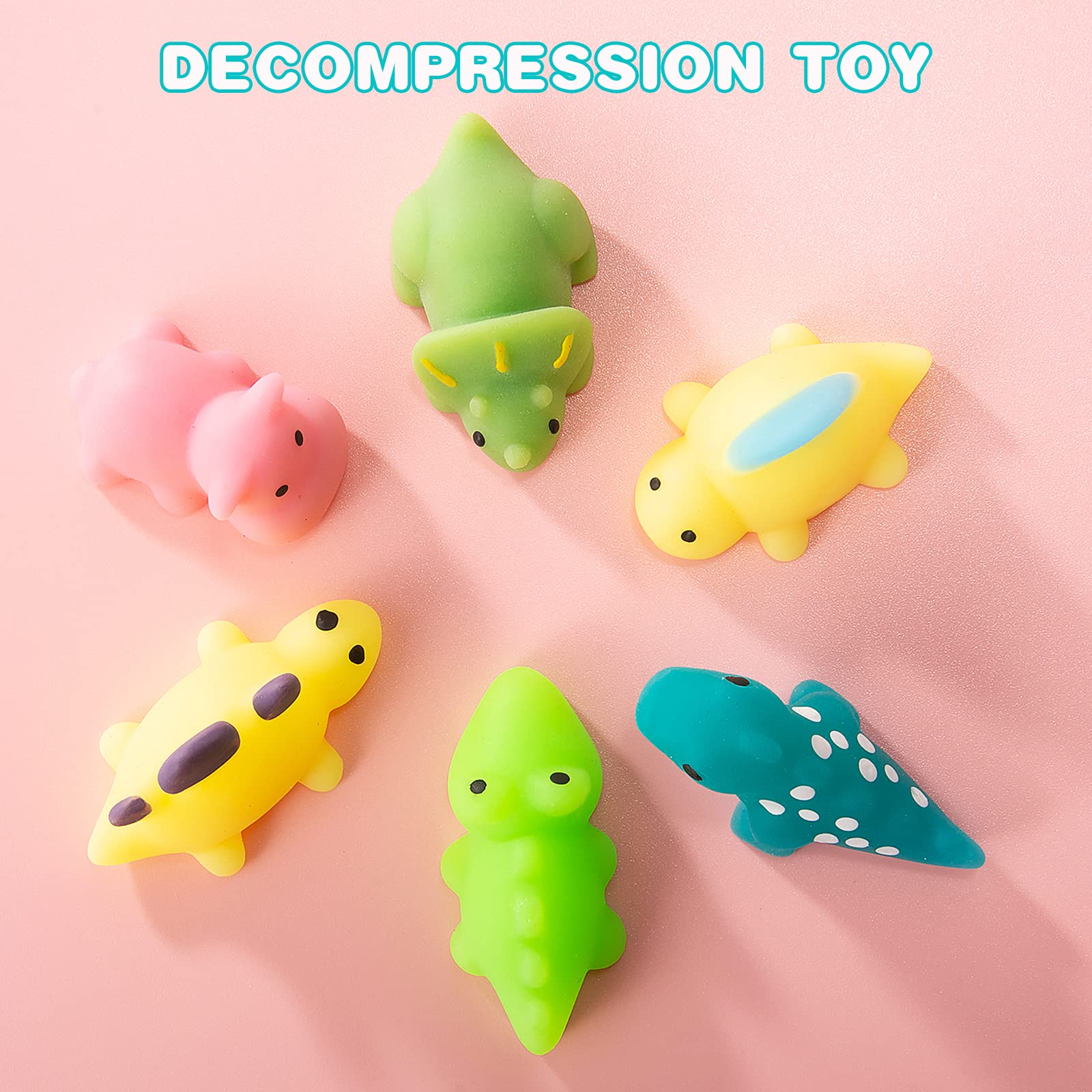 Antistress Fidget Toys - Kawaii Giocattoli Sensoriali Fidget Mini Cute Squishy Morbido Spremere - Gadget Compleanno Bambini - Regalini Fine Festa Compleanno - 21Pezzi