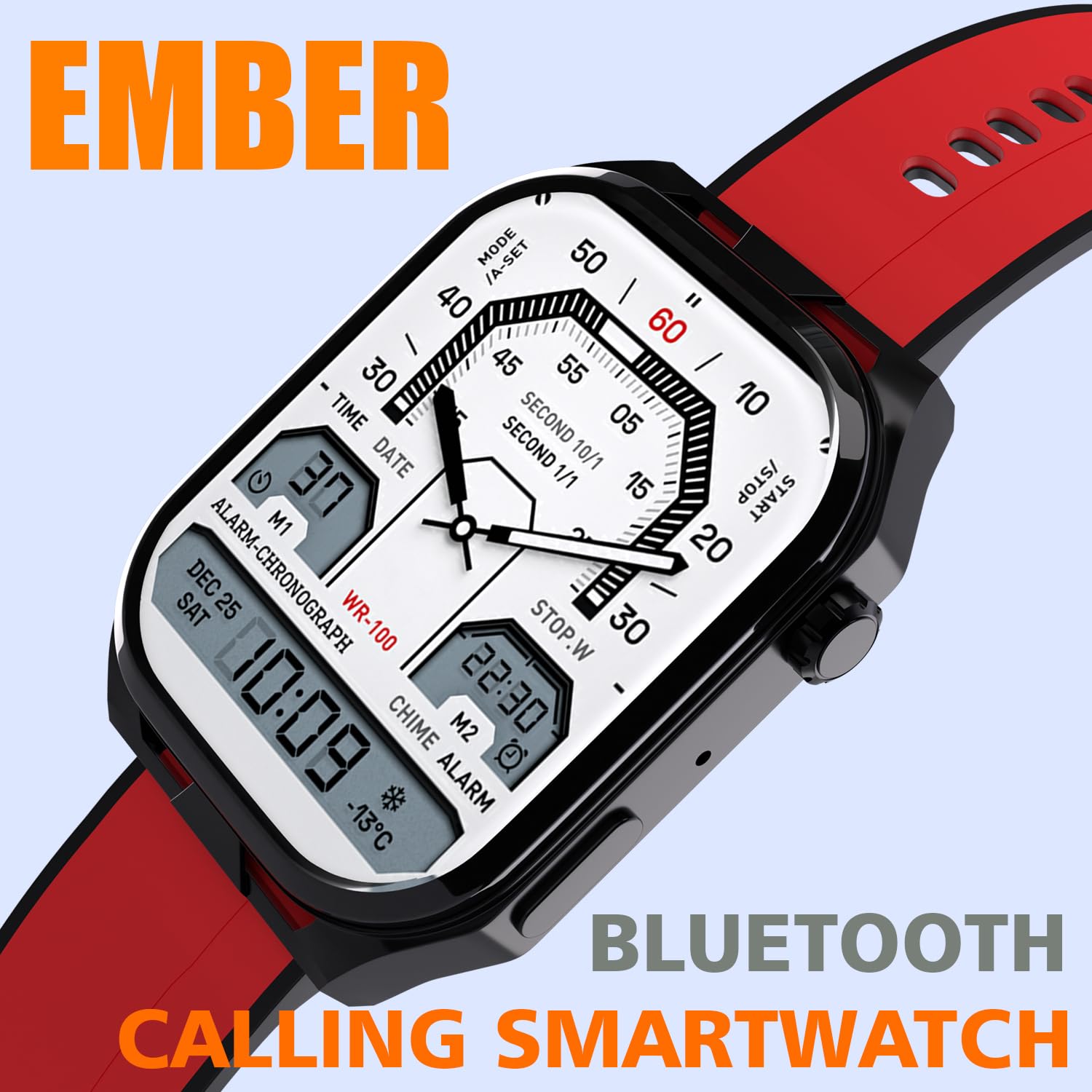 Unix Ember Smartwatch with Bluetooth Calling feature highlighted