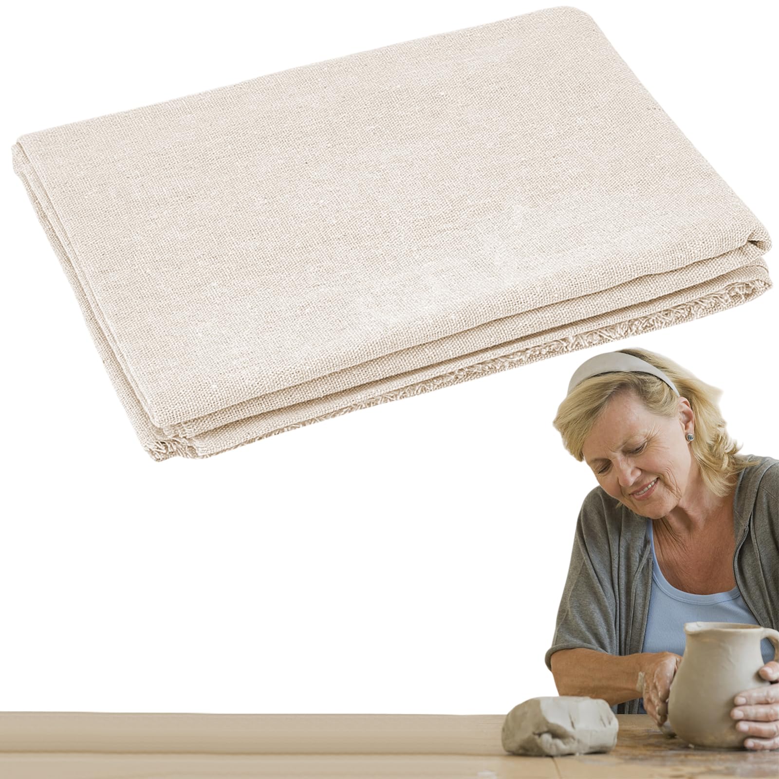 Schwere Segeltuch-Arbeitsmatte zum Töpfern