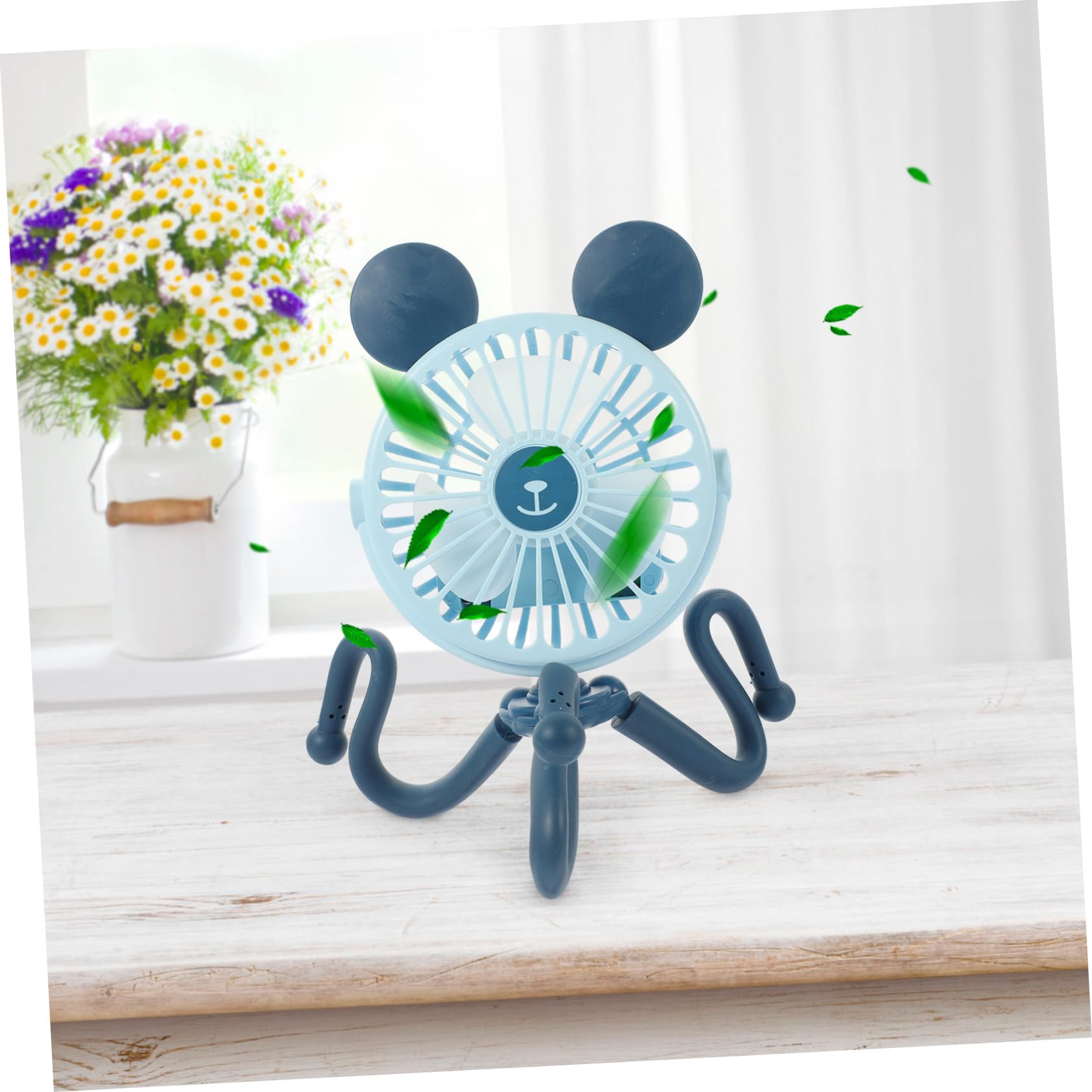 MAGICLULU 2 Pezzi Ventilatore Per Passeggino Per Bambini Alimentato A Batteria Mini Ventilatore Compatto Ricaricabile Per Luso Per I Viaggi Dei Bambini