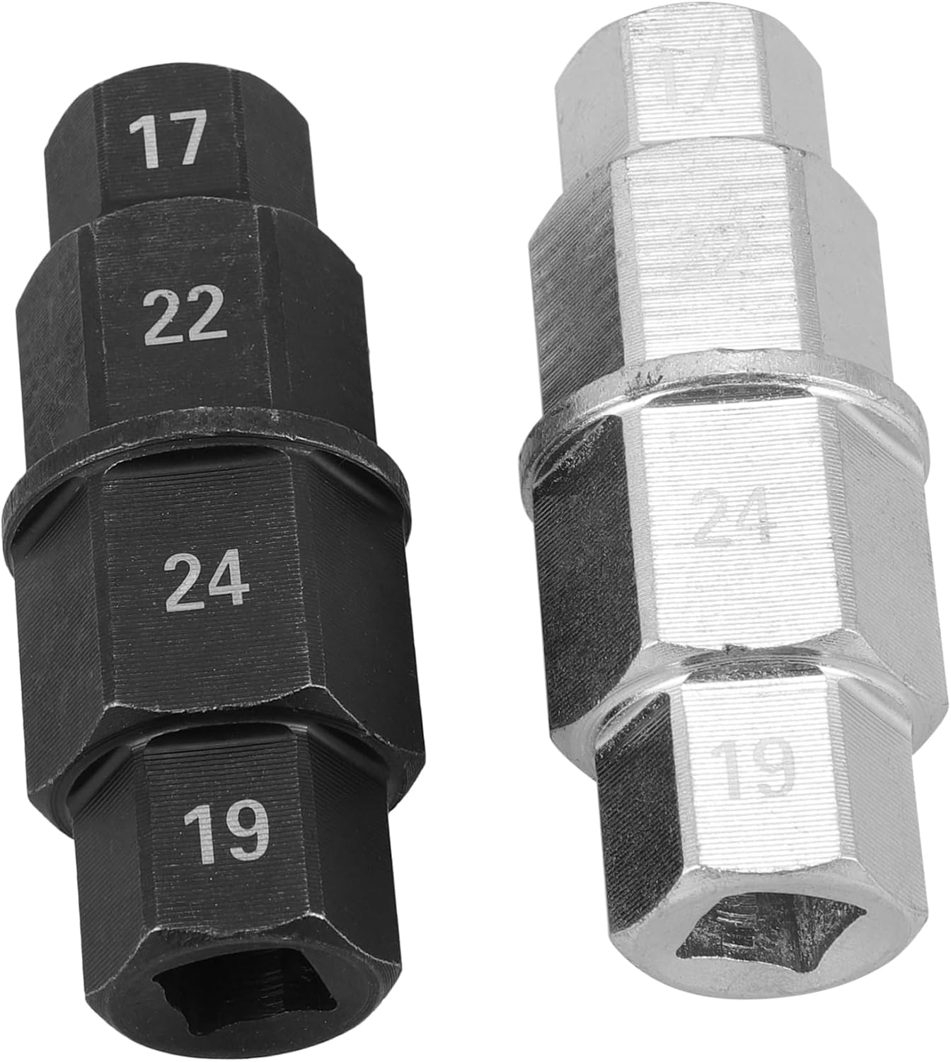 2pcs Motorcycle Front Wheel Spindle Removal Socket Steel Tool