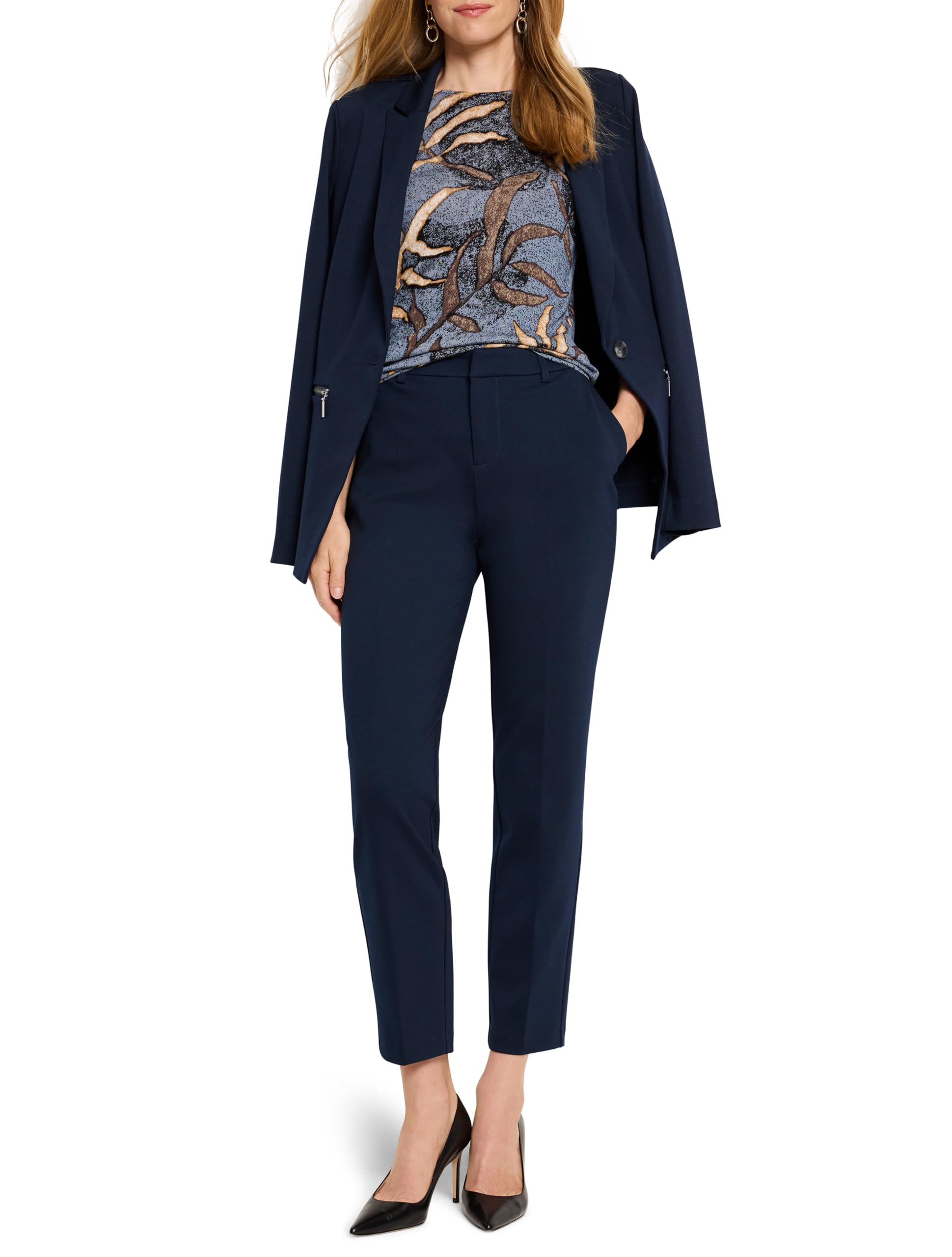 NIC ZOE womens Ponte Zip Jacket