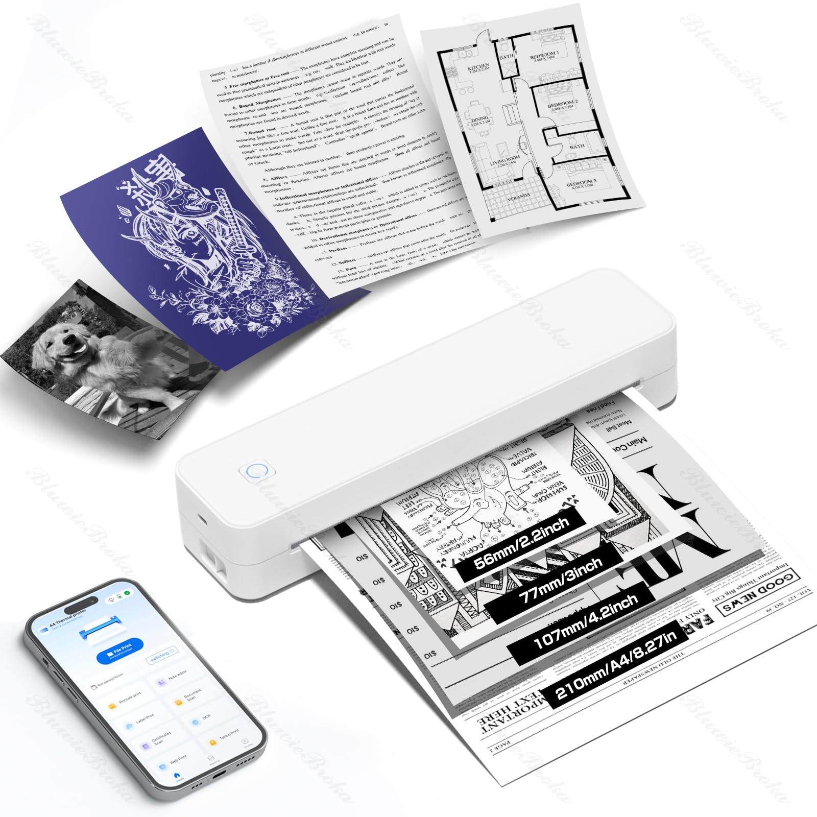 ーマルプリンター MG-031-03 Amazon.co.jp: 【2026年新型】サーマルプリンター A4 タトゥー