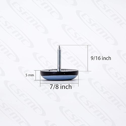 Miniatura 6 de Almohadillas deslizantes de teflón para muebles, mesasillaarmariosofá, tamaño pequeño, patas de muebles de proteger el suelo, bloque deslizante de