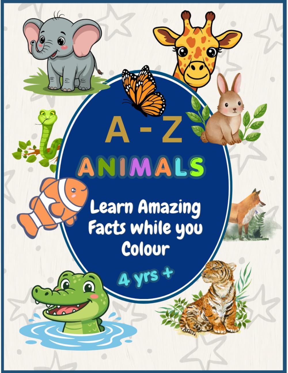 A-Z Animal Colouring Book (Facts and Colourings Series)