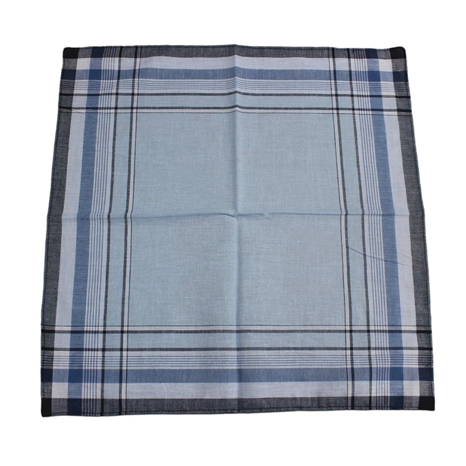10 Stücke Platz Plaid Streifen Tasche for Hochzeit Party Restaurant Handtuch Baumwolle Taschentücher for Männer Für Herren