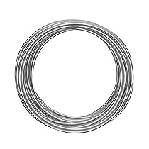 Vaessen Creative Filo di Ferro Modellabile da 10 m x 4 mm Silver – Filo Flessibile per Creazioni Floreali, Realizzazione di Gioielli e Modellismo