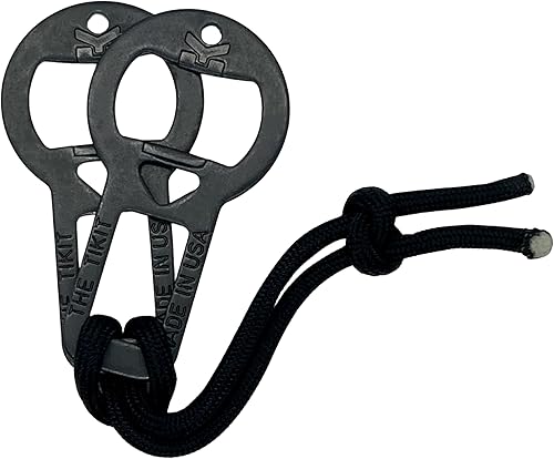 Abrebotellas con cordón 550 Paracord  Abrebotellas de acero original fabricado en los Estados Unidos  Regalo para hombres al aire libre, cazadores,