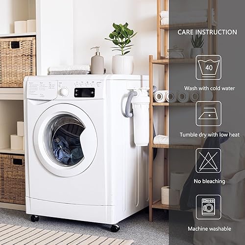 Miniatura 6 de Cortina de ducha de madera de 60 x 72 pulgadas, estilo campestre, tablones de suelo de grano de madera, tela de poliéster lavable, decoración de