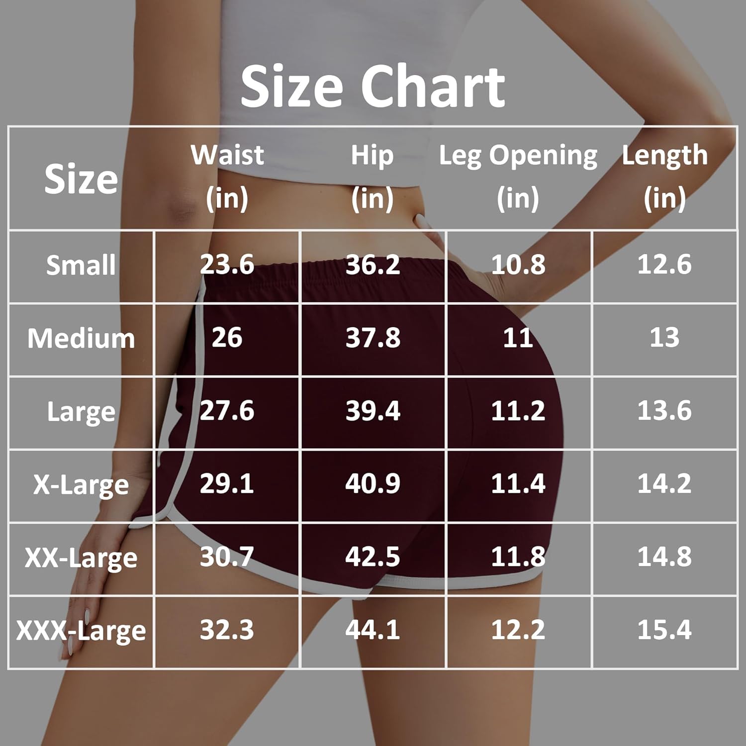 Apoway 6 Packs Dance Shorts Women Cotton Waistband Summer Sports Yoga Shorts for Women - Image 3