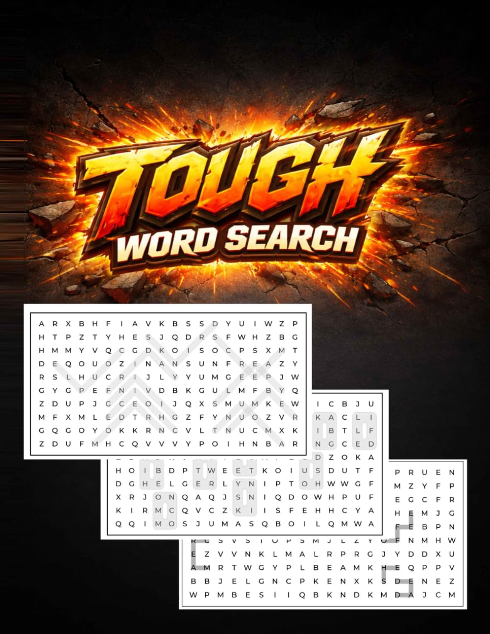 Tough Word Search: Really Tough Word Search for Adults, Seniors, and People Looking for a Challenge (Puzzling Puzzles)
