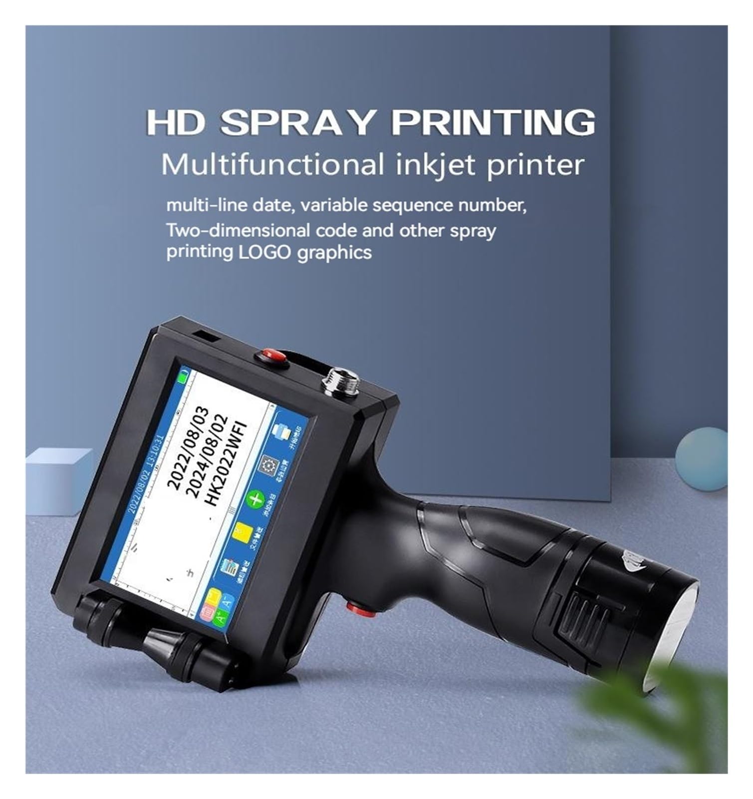 Stampante a getto d'inchiostro portatile, Stampante a getto d'inchiostro portatile intelligente Coder for piccole pagine automatica for logo, stampante, asciugatura rapida