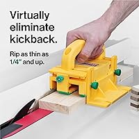 Vista 3 de Bloque de empuje Microjig GRR-RIPPER 3D para sierras de mesa, rebajadoras, sierras de banda, y ensambladores