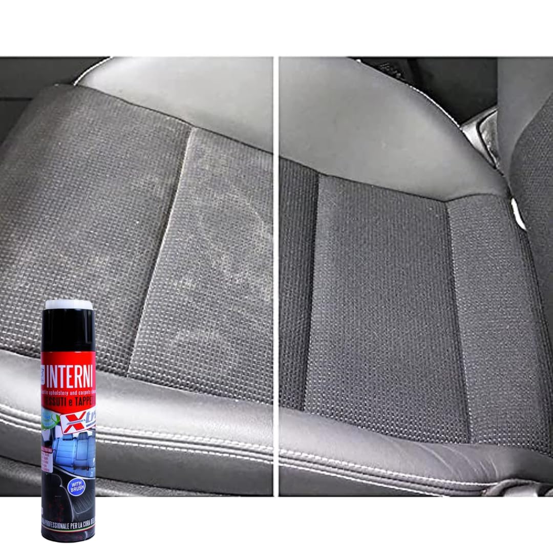 Generico Pulitore Tessuti Interni 650 ml - Smacchiatore e Igienizzante per Sedili Auto e Moquette per Veicoli Commerciali - Elimina Odori e Rispetta i Colori,