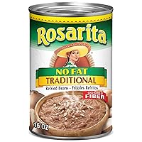 Vista 7 de Rosarita Frijoles refritos sin grasa con chile verde y lima, 16 onzas