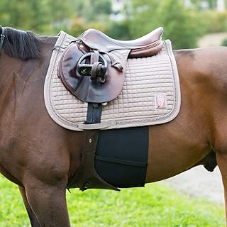 HORZE Elastic Protective Belly Guard | Anti-Rub and Anti-Chafe Girth Band for Horses