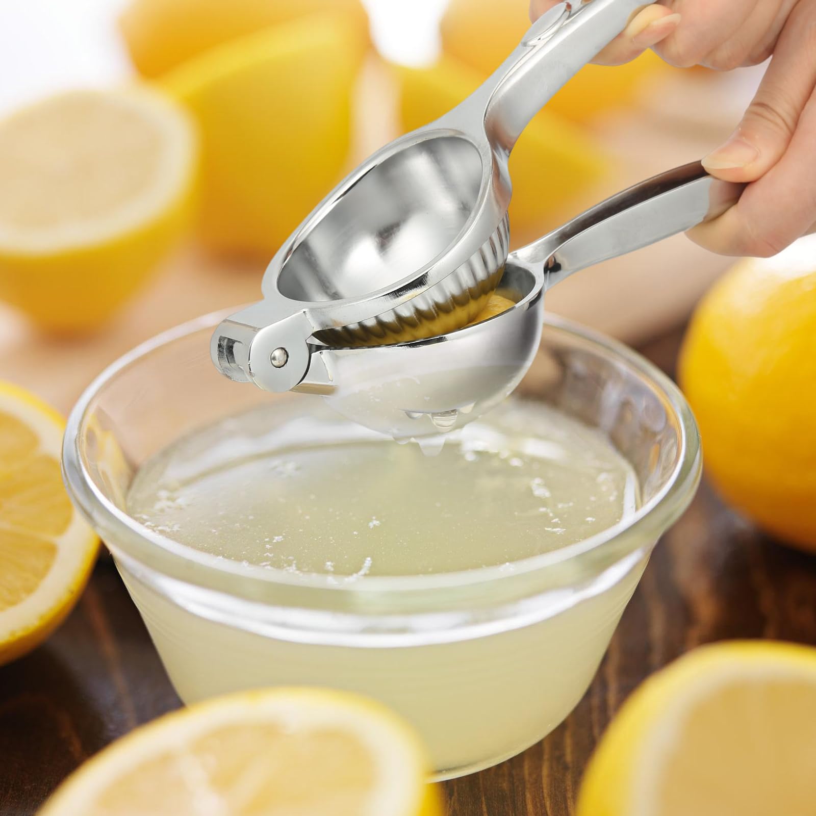 Spremi Limone Spremiagrumi Manuale In Acciaio Inox - 600ml, Per Arance, Limoni, Pompelmi Spremiagrumi 600ml