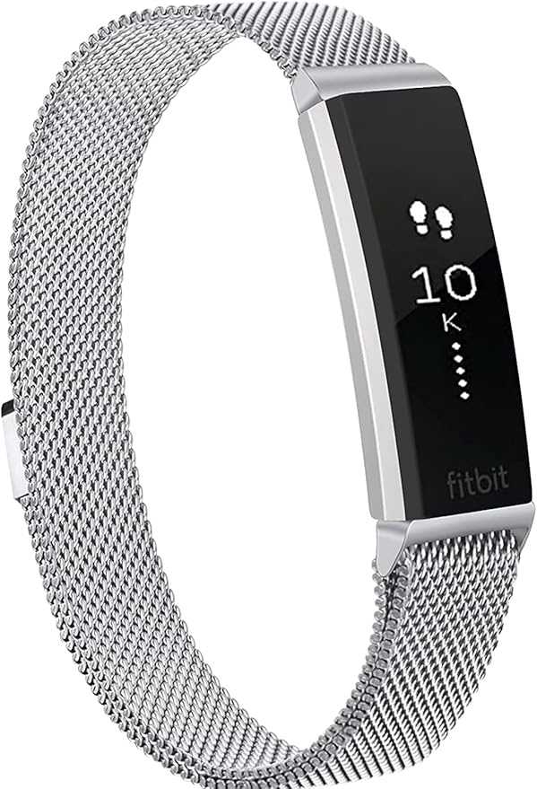 Fitbit Inspire For Bands Women Men, Stainless Steel Metal Mesh