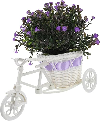 Gogogmee Decoración de escritorio, plantas de interior, flores artificiales para interiores, decoración de habitación astética, planta de interior,