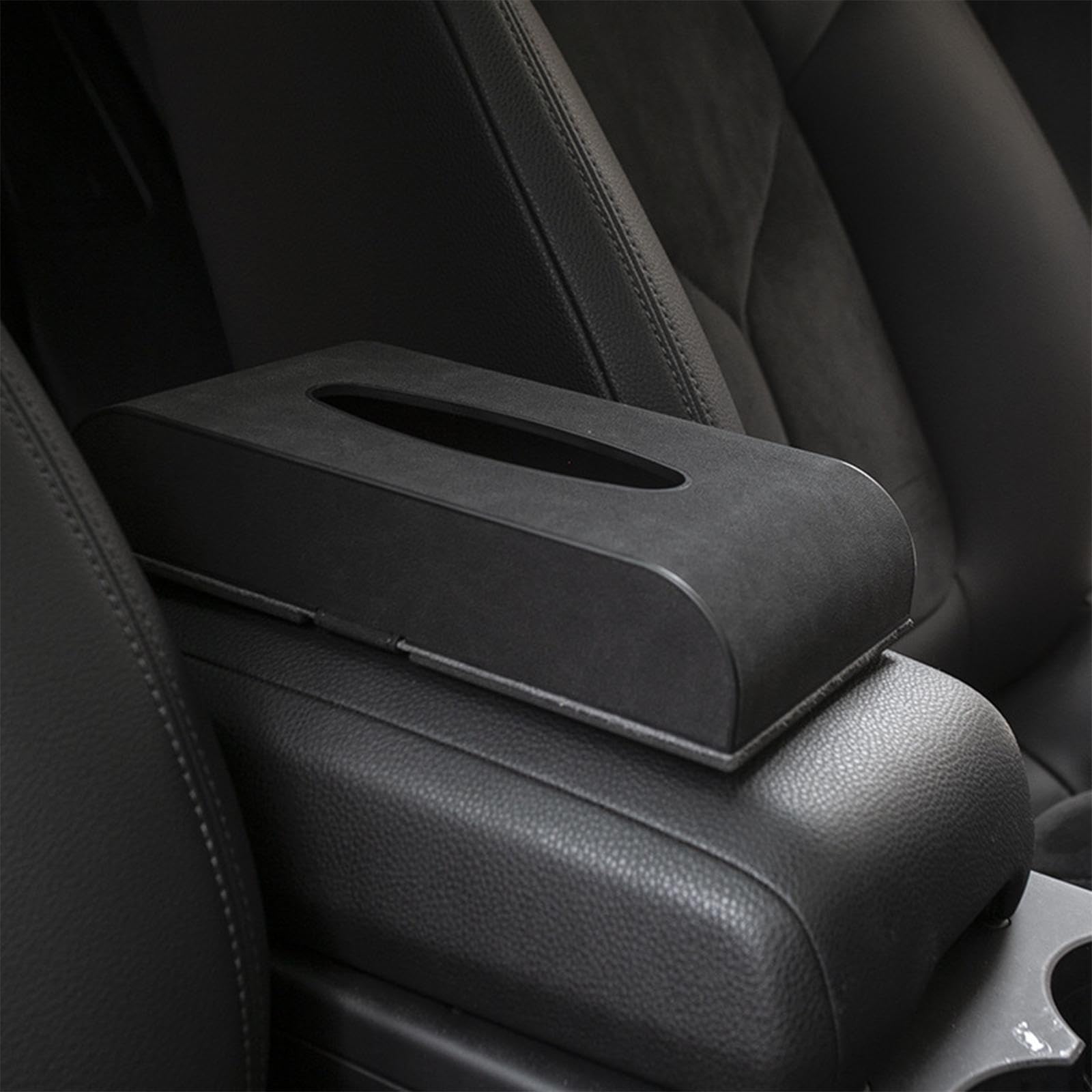 Objets décoratifs,Appui tête de la boîte en cuir Support multifonctionnel pour mouchoirs de
