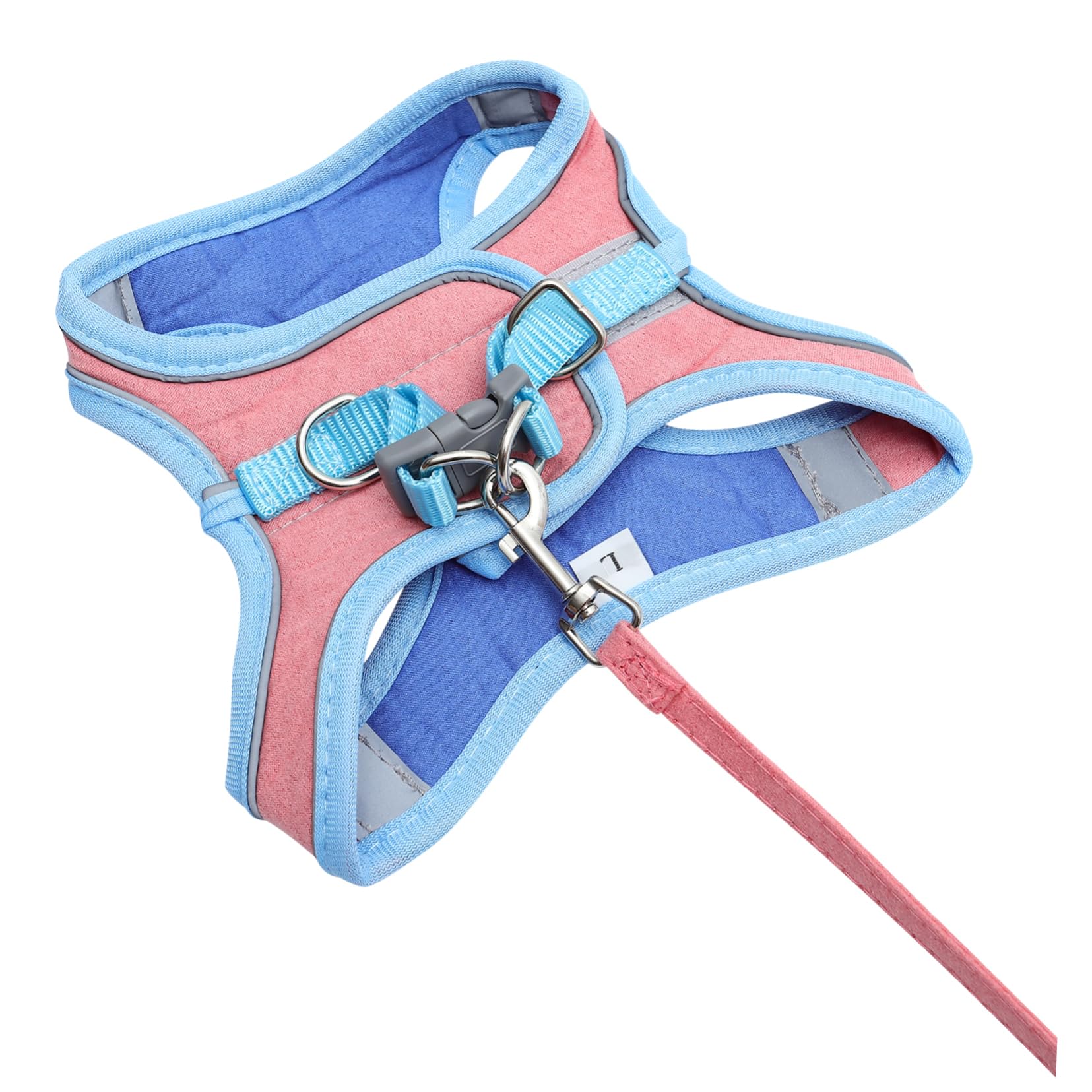 Didiseaon Chaleco Reflectante de 3 Piezas para Perros Y Gatos Moderno Y Elegante para Pasear al Aire con Correa.