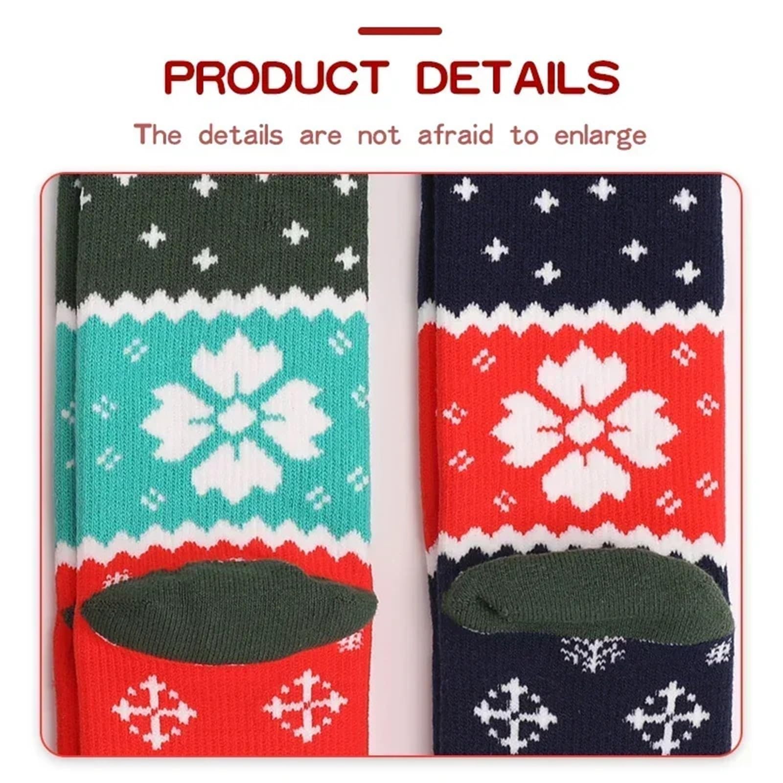 Calcetines de esquí for niños, cálidos, térmicos, for deportes invierno, largos, gruesos, algodón, for Navidad Para Esquiar, Snowboard
