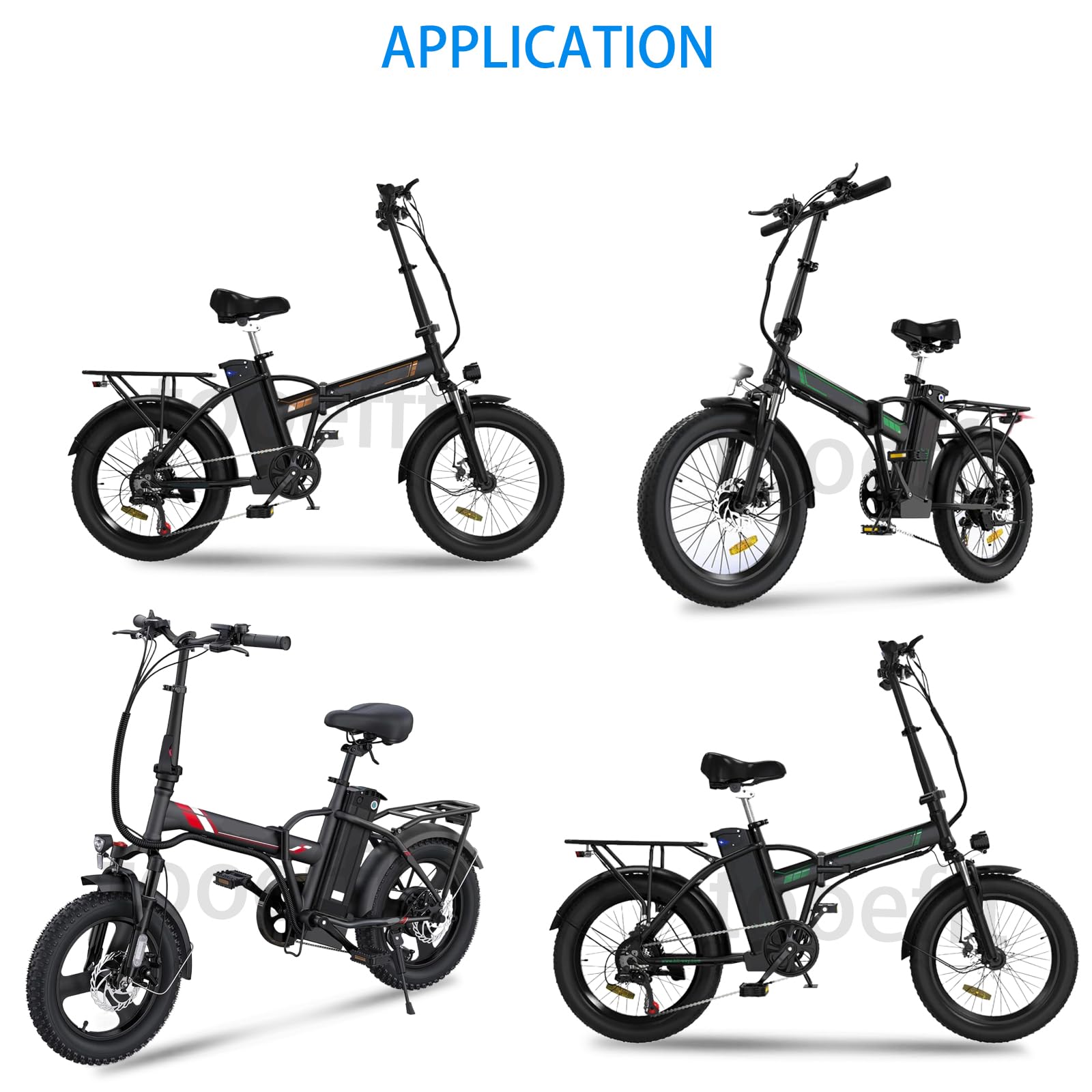 L380 36 V 48 V elektryczny akumulator rowerowy akumulator litowo-jonowy do Hitway BK3/BK5/BK6/BK8/BK11/BK37 Colorway BK6 eBike (36 V 20 Ah)