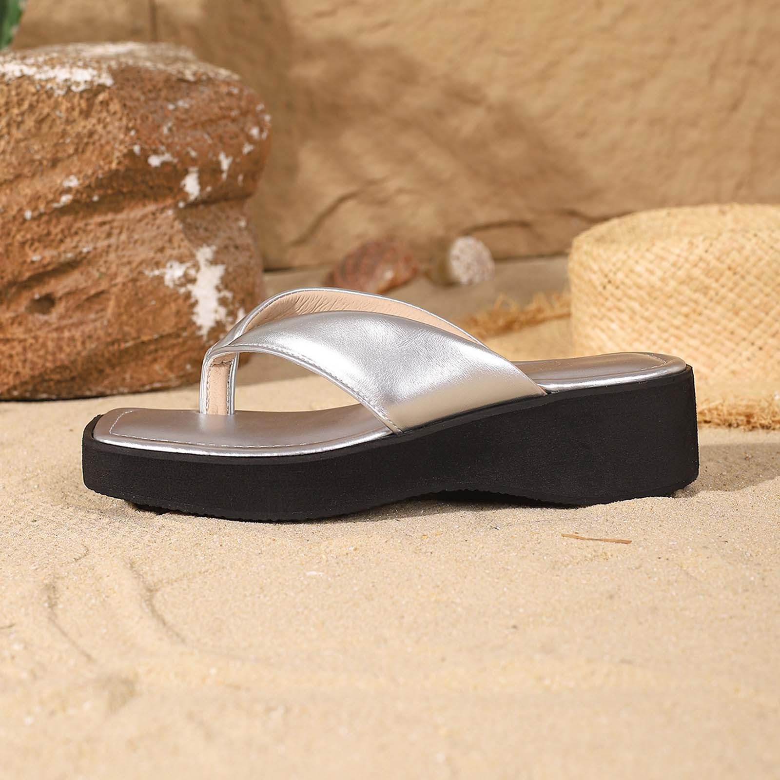 Ciabatte Mare Donna Ragazza Ciabatta Piscina Antiscivolo Infradito Gomma Estive Da Spiaggia Sandali In Blu a Fascia Ciabattine Scarpe Casa Estiva Con Di Doccia Cuoio Ragazzo Plastica Bianche 38