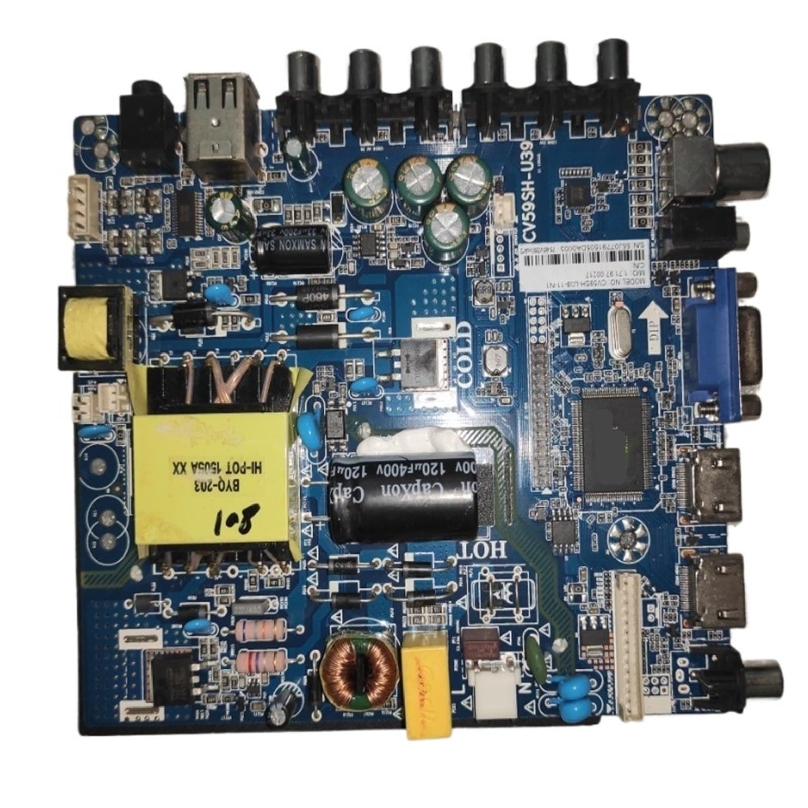 Zamiennik CV59SH-U39 CV59SH-U39-11-N1 LED TV Płyta Główna 75-85v 520ma Części Zamienne(1366x768)