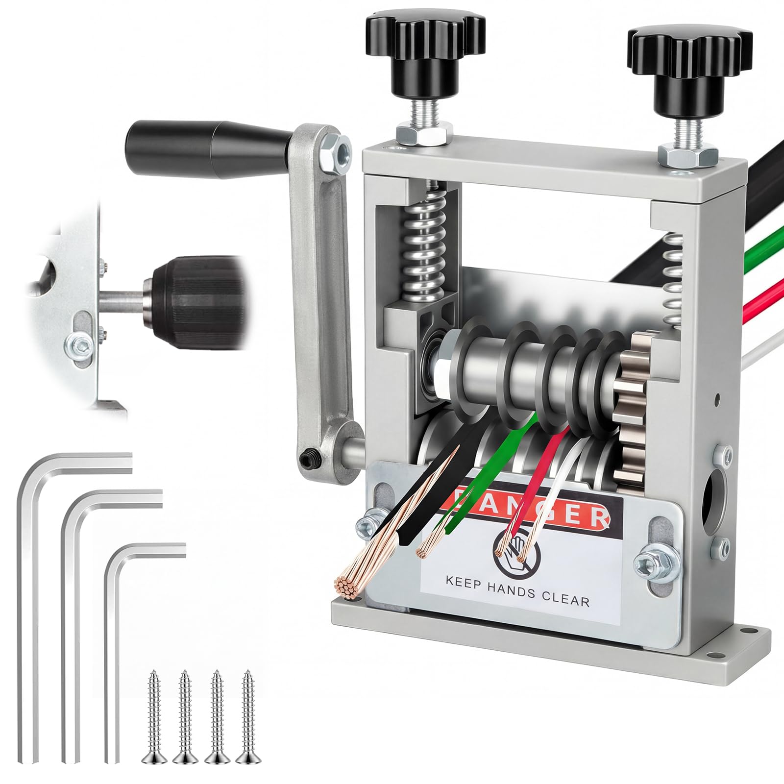 Spelacavi, macchina spelafili con 6 canali e 5 lame, spelafili manuale, Φ 3-17 mm, macchina spelacavi per il taglio di scarti