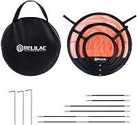 Vista 7 de Juego de red de práctica de astillado de golf emergente, accesorios de objetivo de golf para interiores y exteriores, mejora tu juego corto, gran