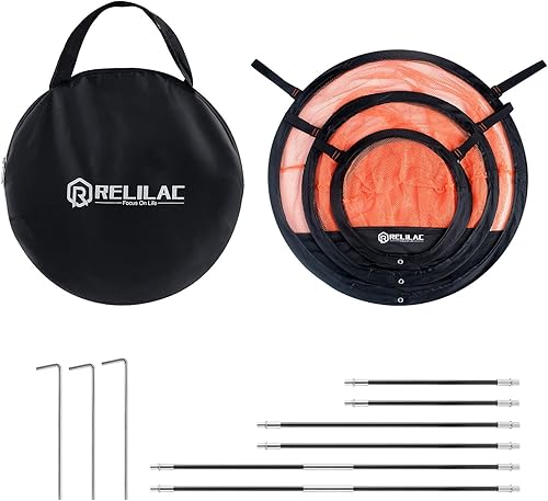 Miniatura 7 de Juego de red de práctica de astillado de golf emergente, accesorios de objetivo de golf para interiores y exteriores, mejora tu juego corto, gran