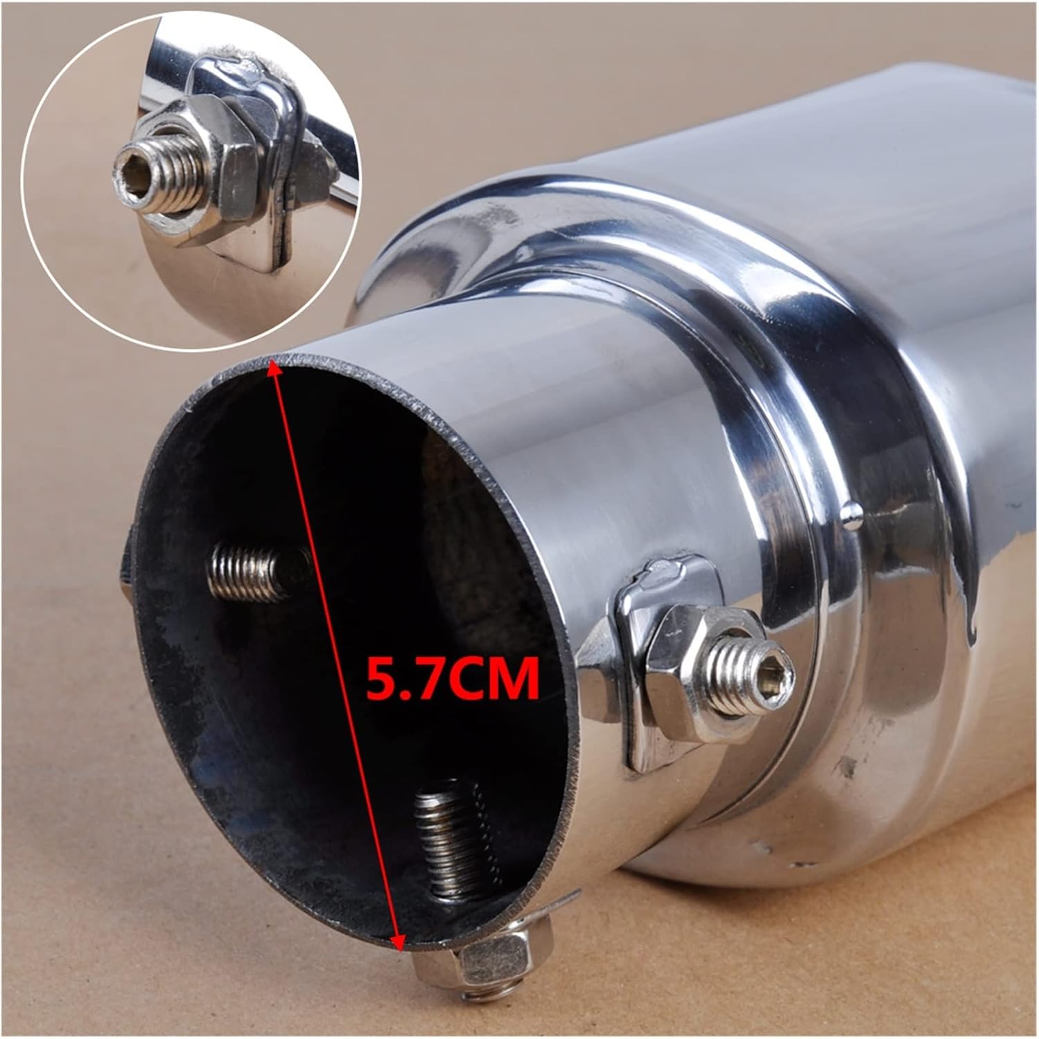 バイク フィッシュテール 汎用マフラー 右用 SR400 W400 シャドウ