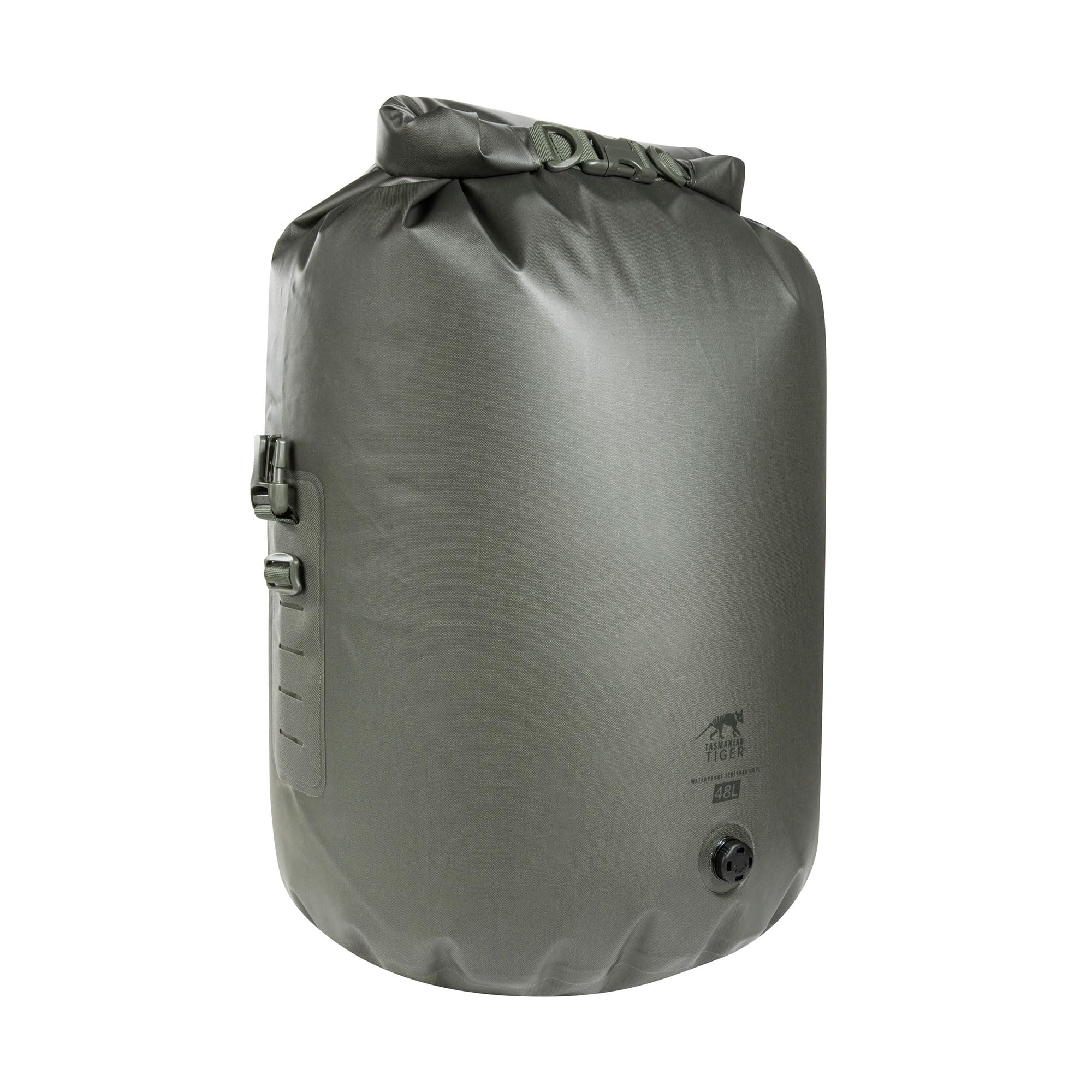 Tasmanian Tiger TT Stuffbag WPV Wasserdichter Packsack mit Roll-Verschluss und Ventil für Kompression für Outdoor, Boote, Wassersport