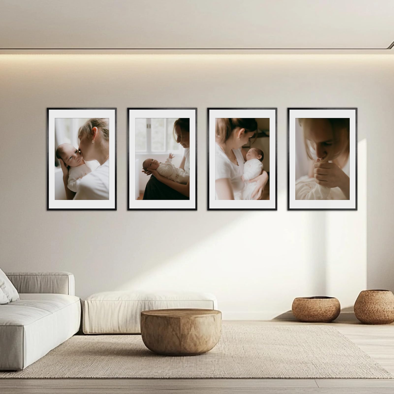 Giftgarden 24x36 Poster Frames Matted to Display 20x30 Photo, 4