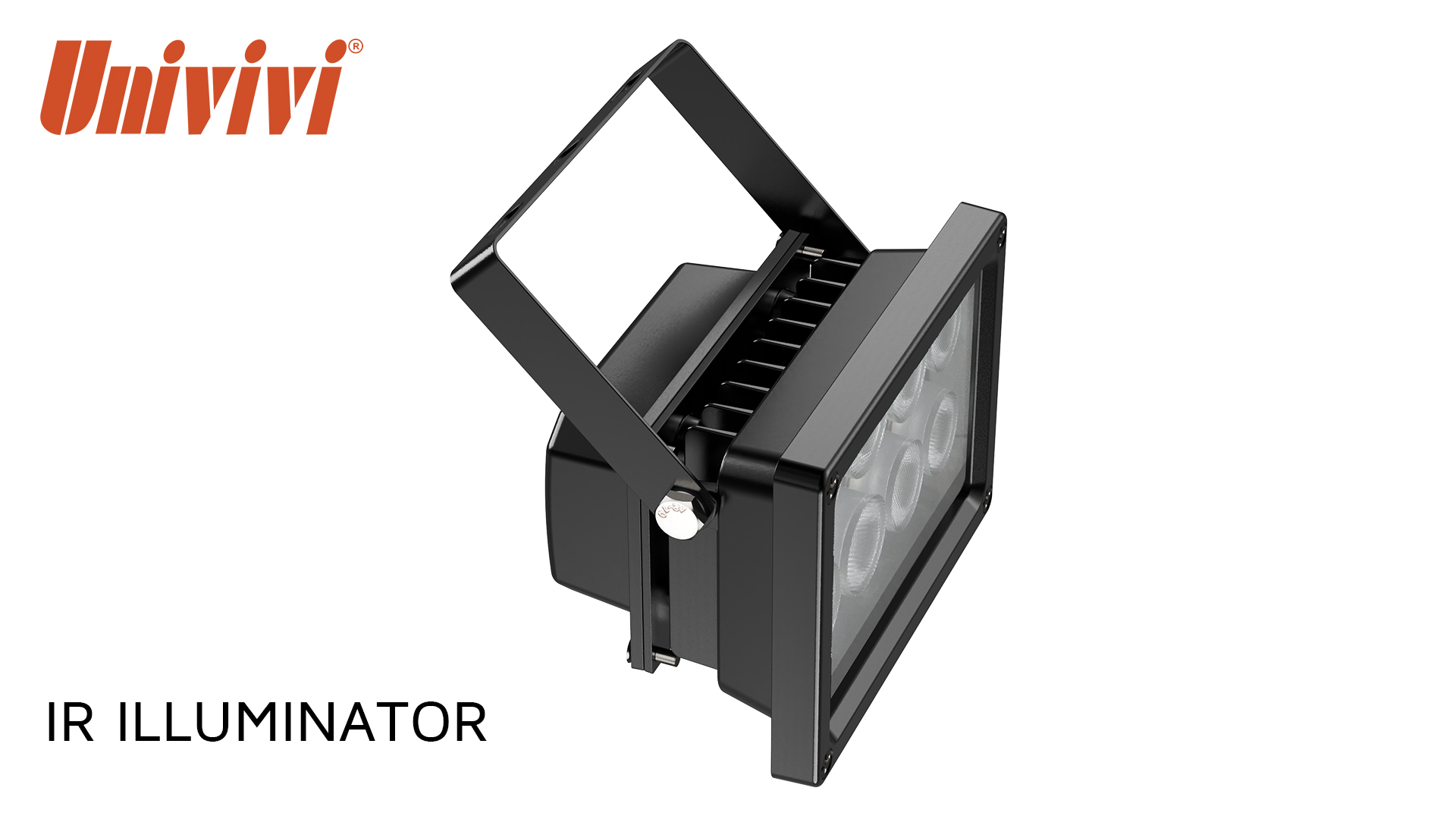Univivi Illuminatore IR 850nm Grandangolare 90° Per Telecamere CCTV E IP – Luce Infrarossi Con Sensore Crempuscolare IP67