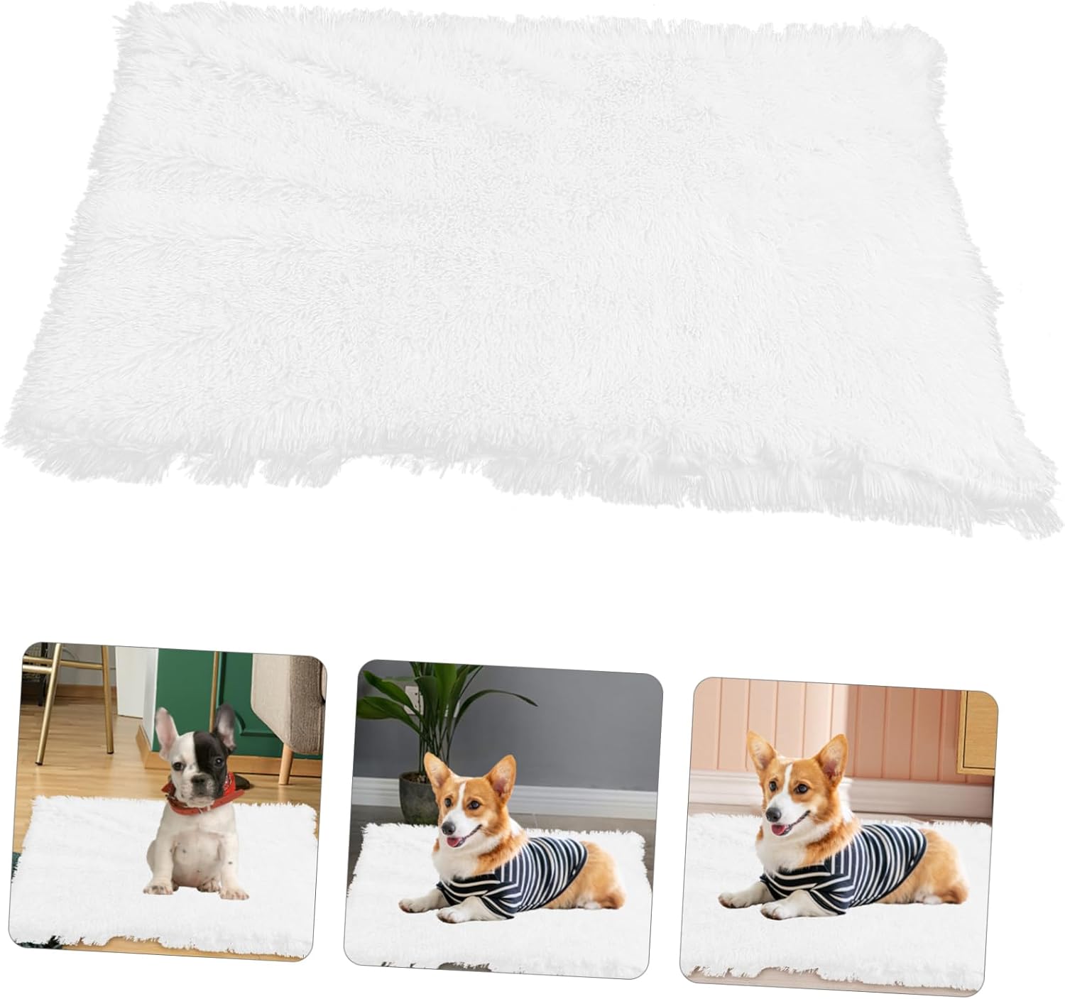 BESPORTBLE 3pcs Dog Blanket Cushion for Dogs and Cats Sleeping Mat for All Seasons for Sofa and Use Soft and Supplies