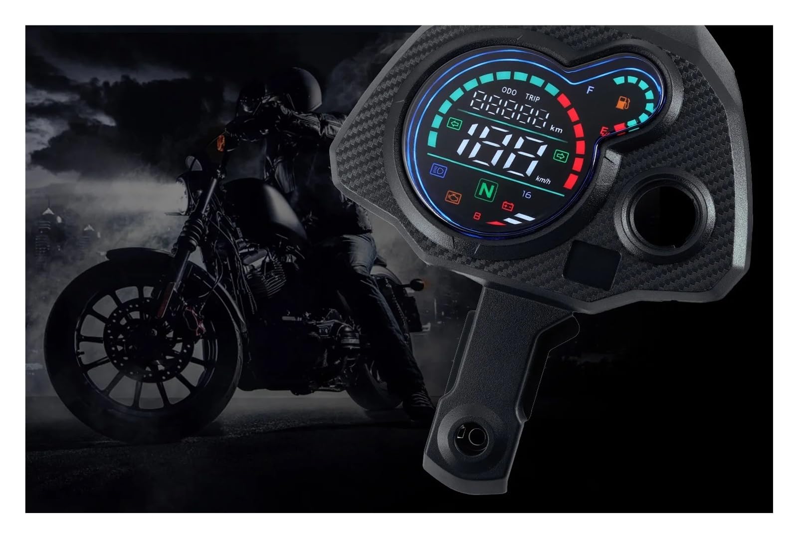 Tachimetro per moto, cruscotto digitale per, con